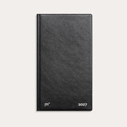 City Week Planner tværformat sort vinyl 2027