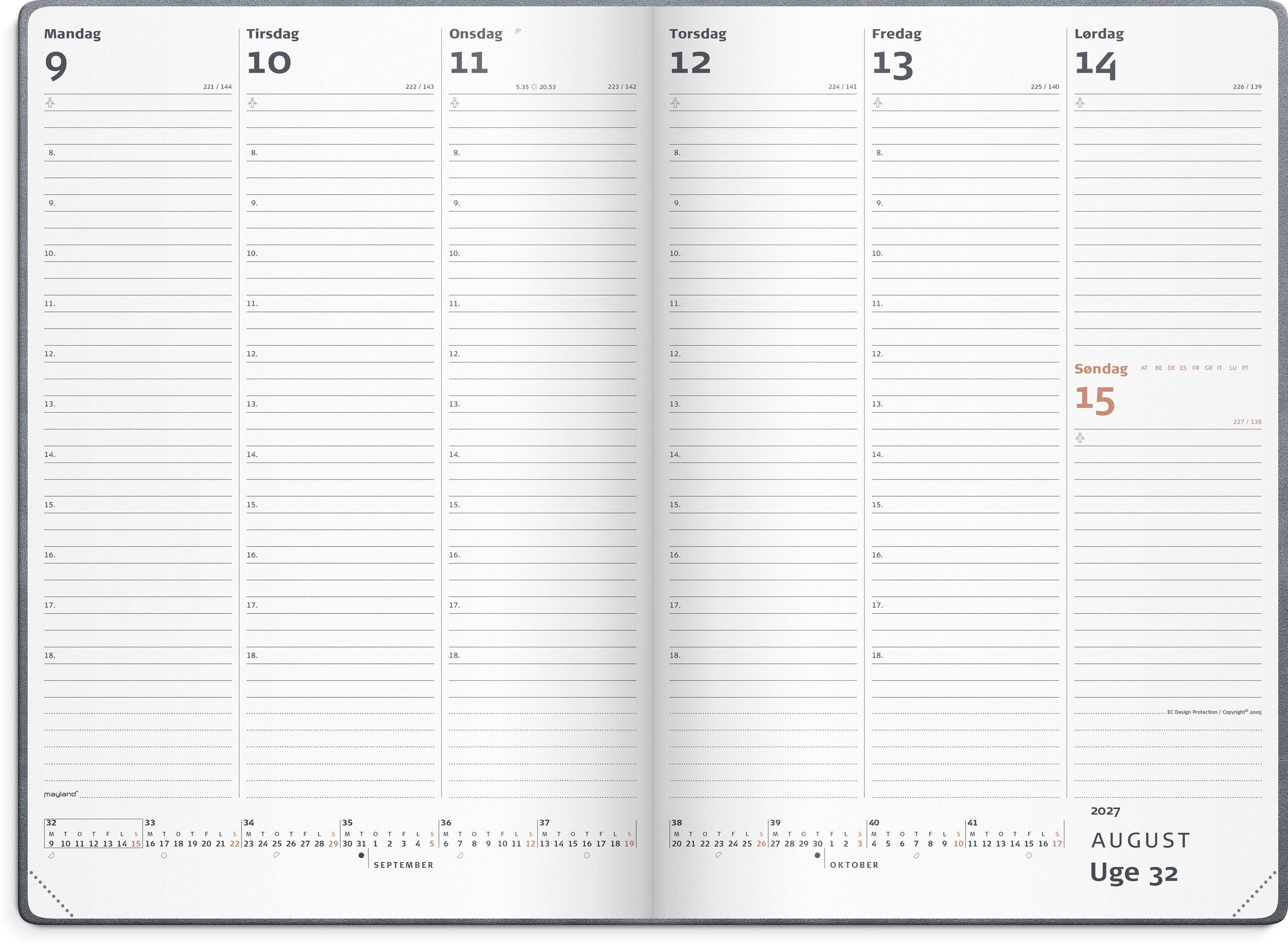 City Diplomat ugekalender trend 2027