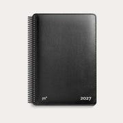 Diplomat ugekalender m/spiral sort kunstskind 2027