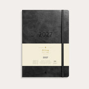 A5 Forma Deluxe ugekalender tværf. sort kunstskind 2027