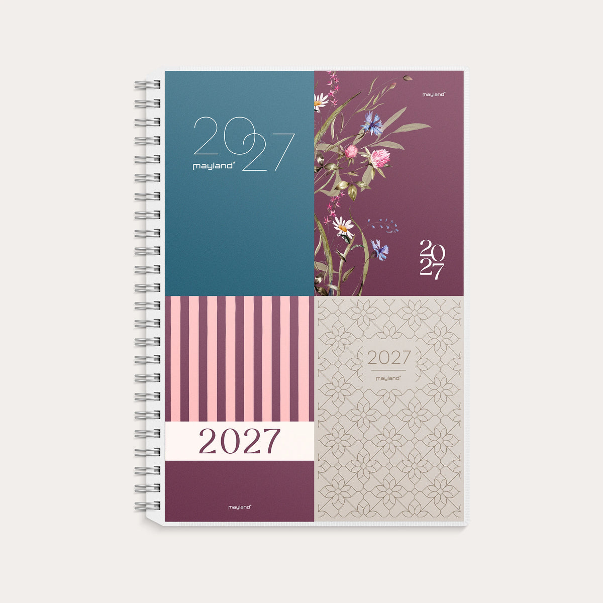 A5 ugekalender tværformat m/4 illu. 2027