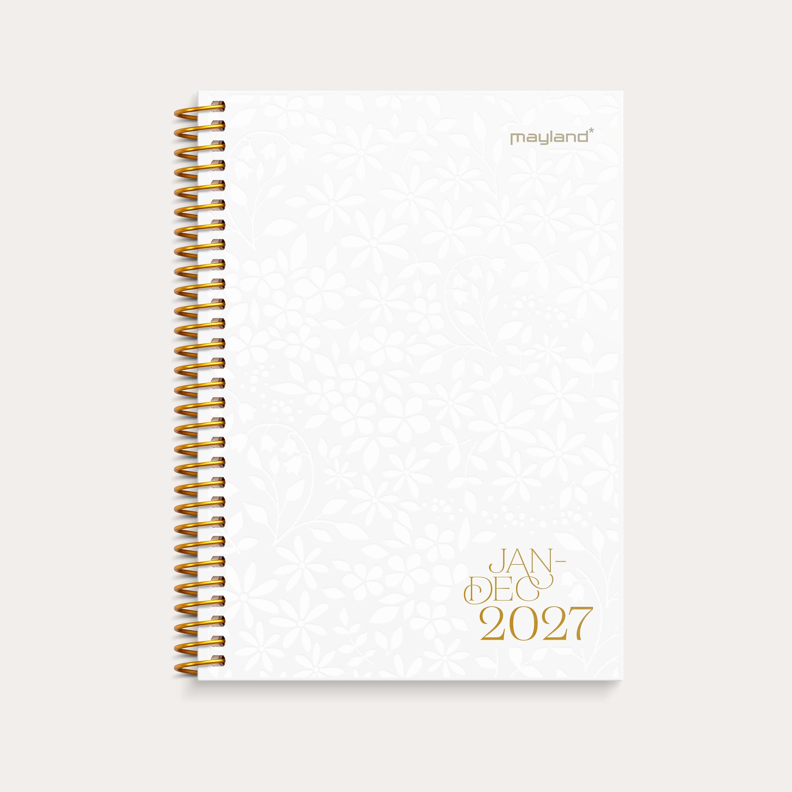 A6 ugekalender tværformat karton 2027