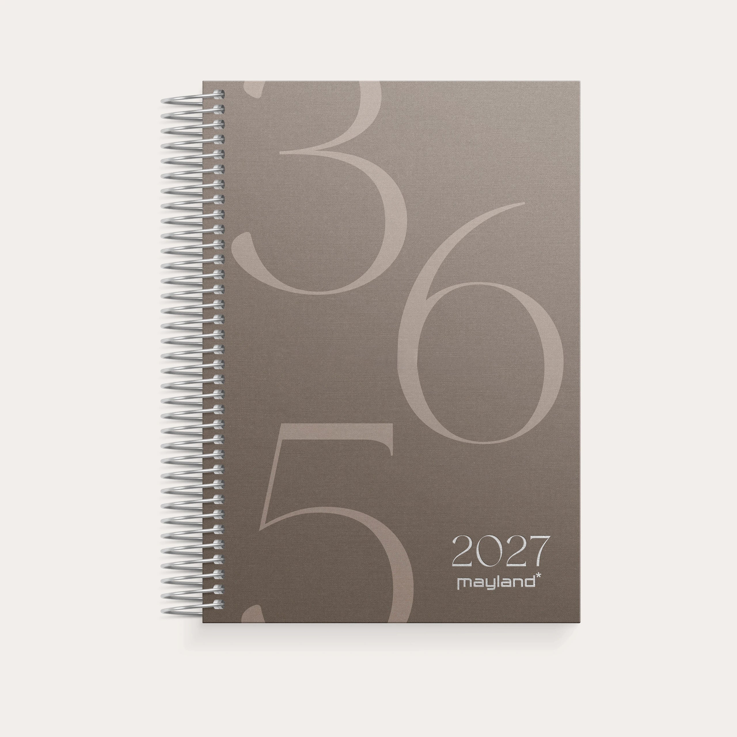 Dagkalender mønstret karton 2027