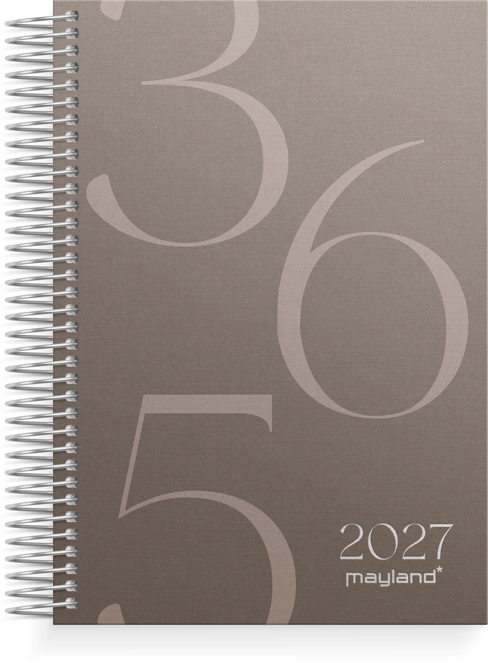 Dagkalender mønstret karton 2027