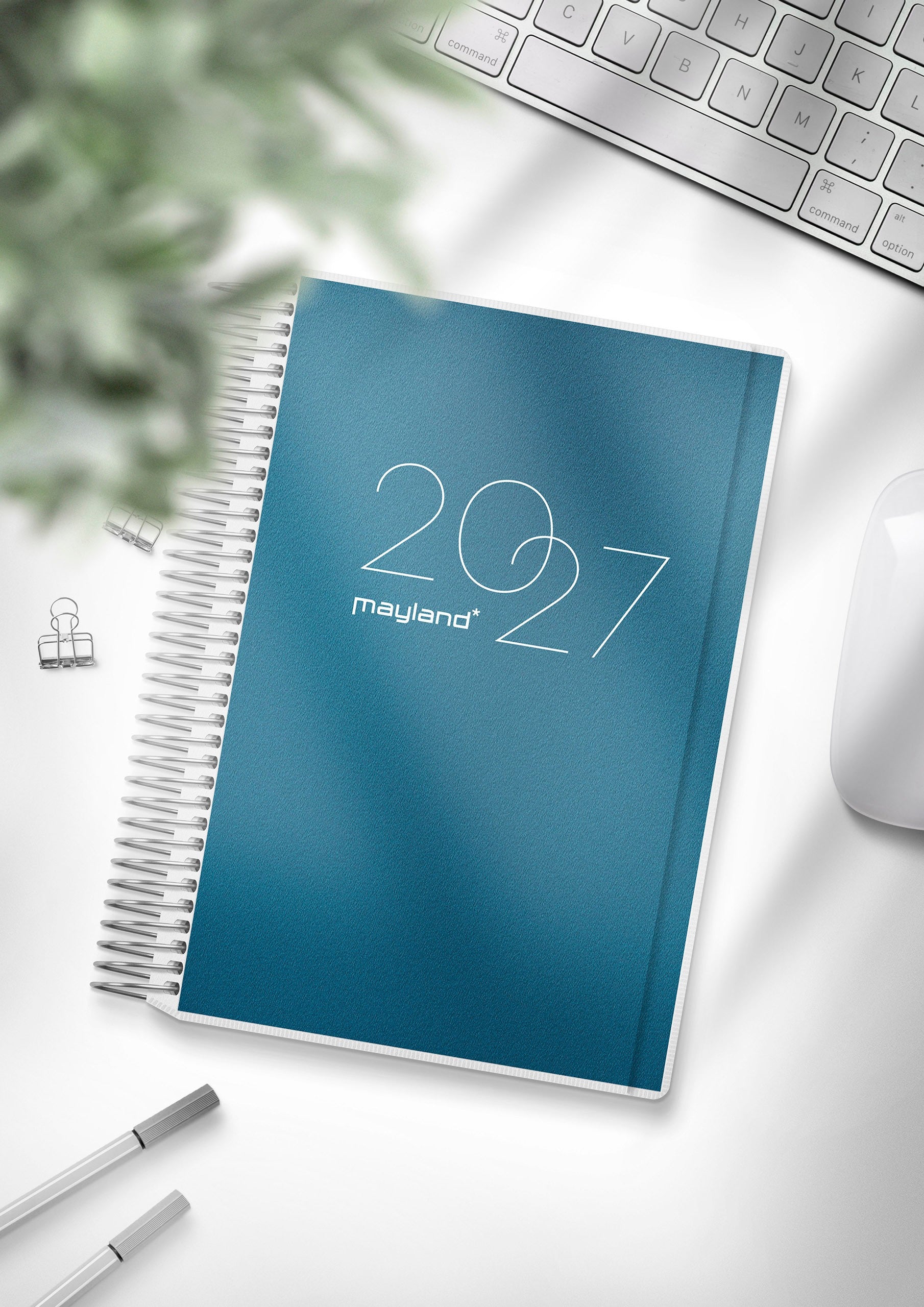 Dagkalender m/4 illu. PP-plast 2027