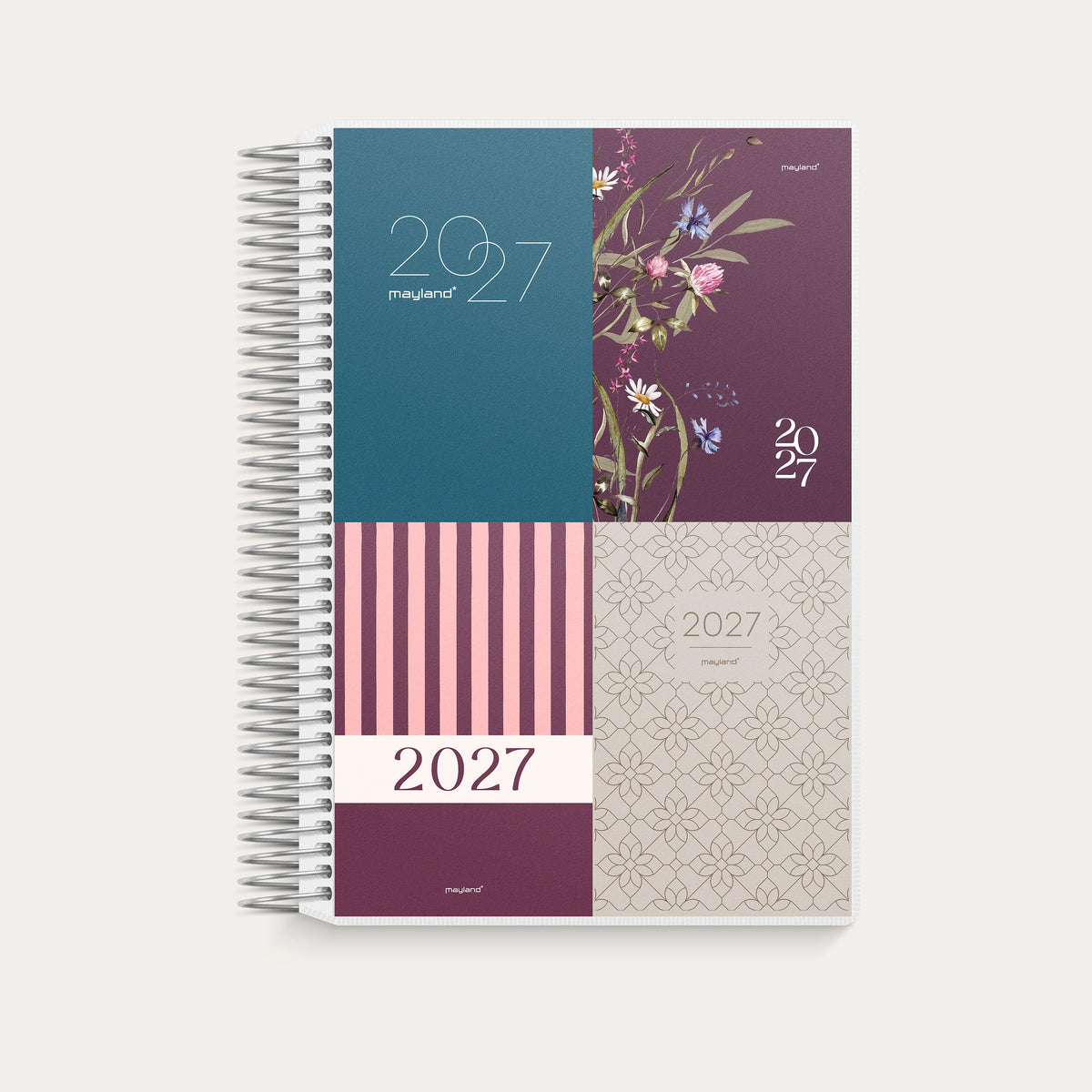 Dagkalender m/4 illu. PP-plast 2027