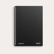 Dagkalender sort PP-plast 2027