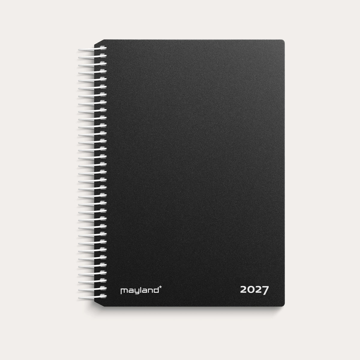 Dagkalender sort PP-plast 2027