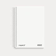 Dagkalender hvid PP-plast 2027