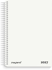 Dagkalender hvid PP-plast 2027