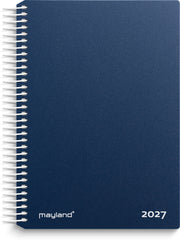Dagkalender blå PP-plast 2027