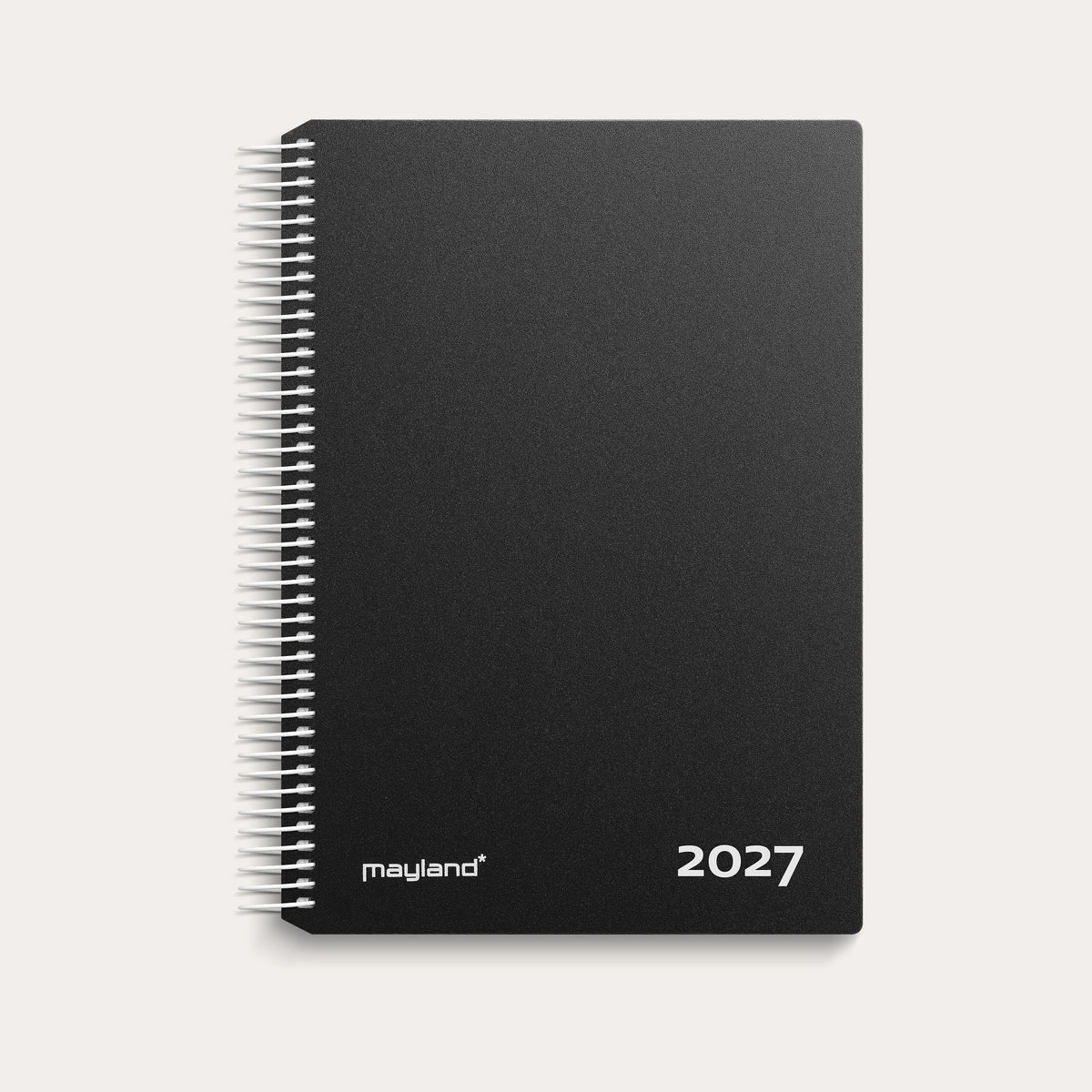 Timekalender sort PP-plast 2027