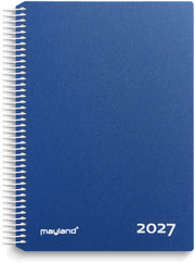 Timekalender blå PP-plast 2027