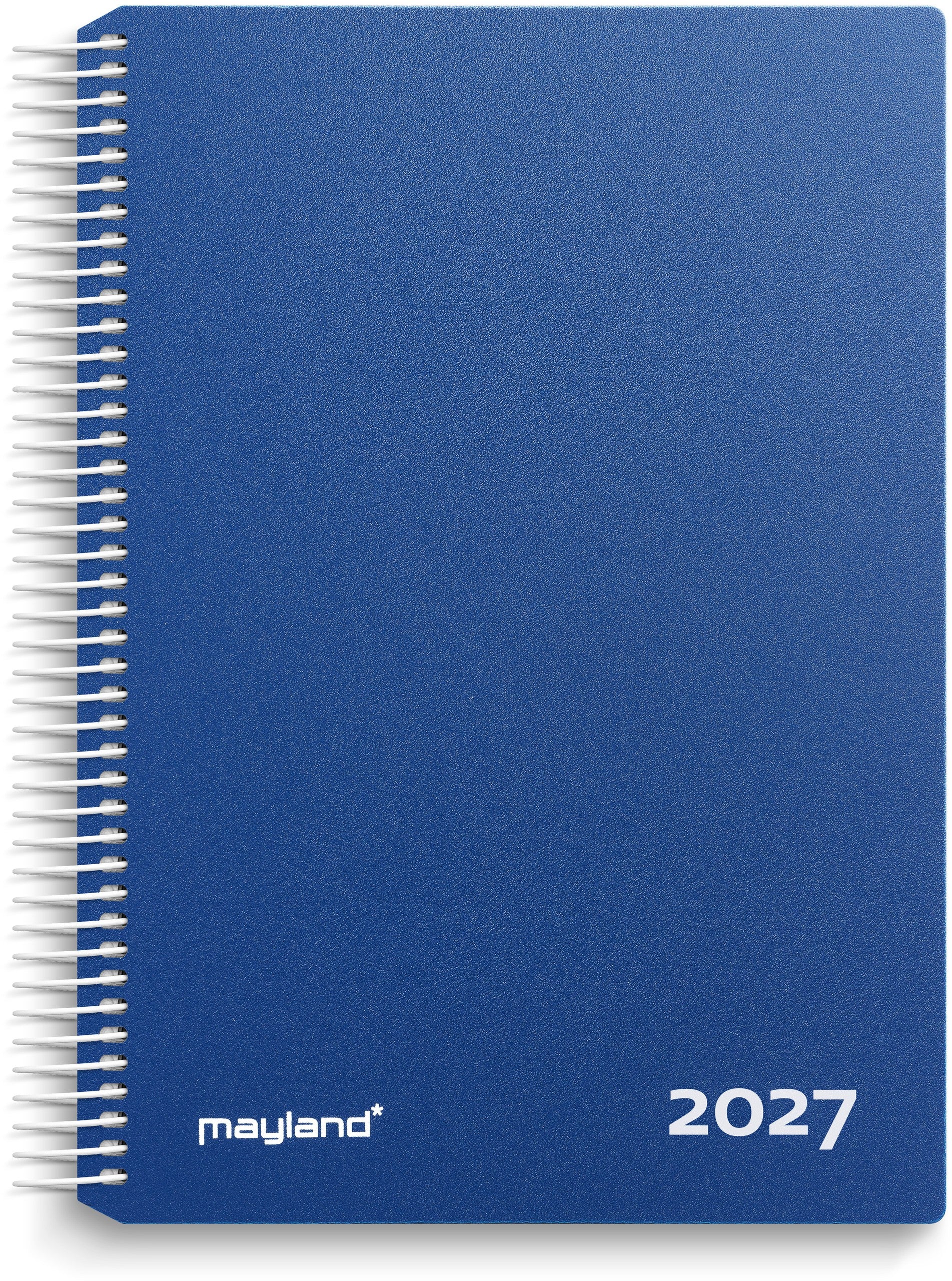 Timekalender blå PP-plast 2027