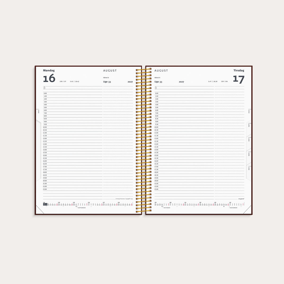 Timekalender trend soft touch 2027
