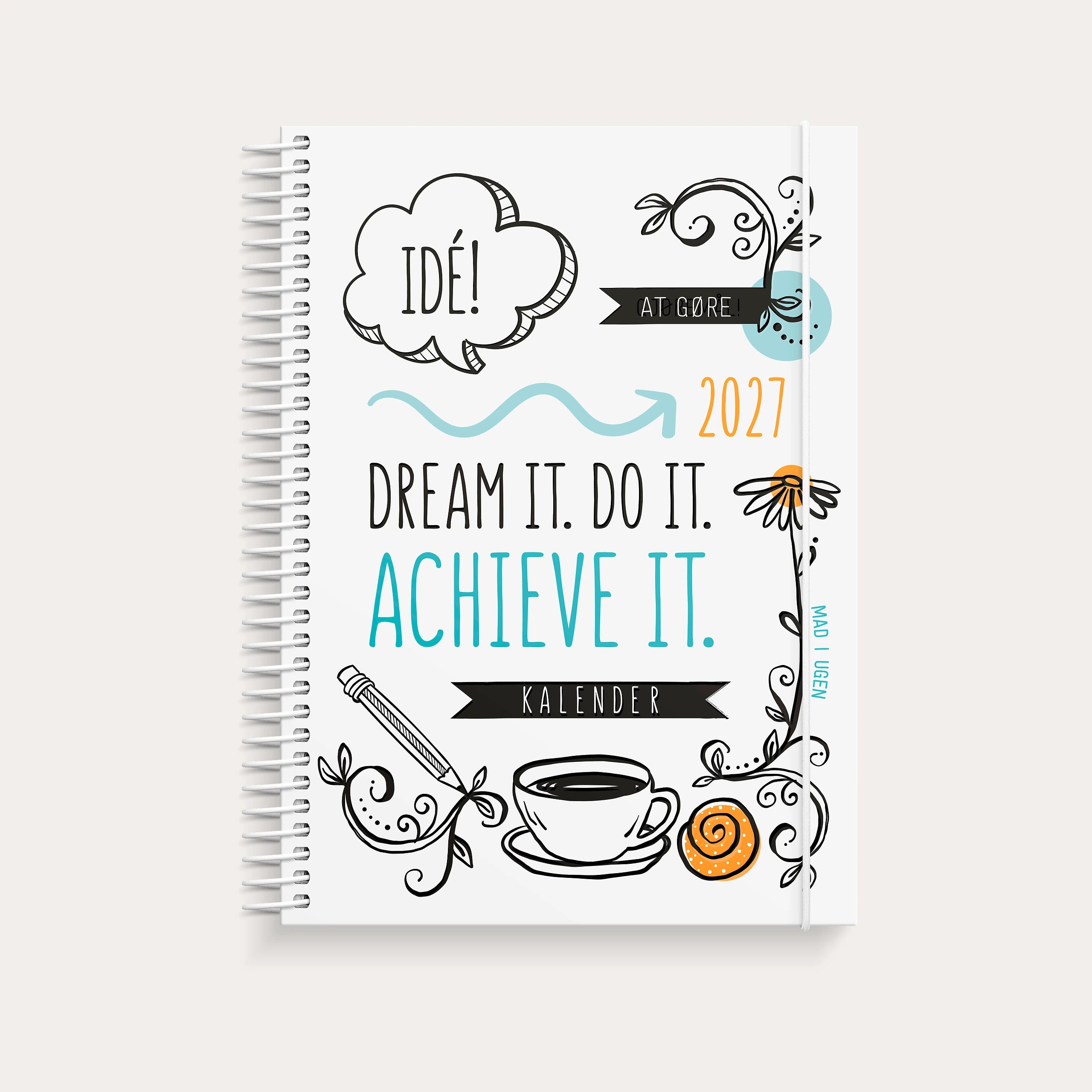 Doodle I A5 ugekalender 2027