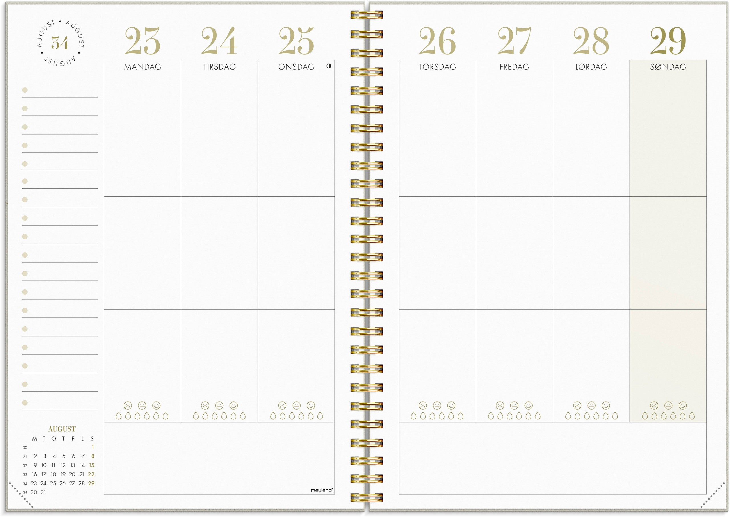 Life Planner Essentials A5 ugekalender 2027