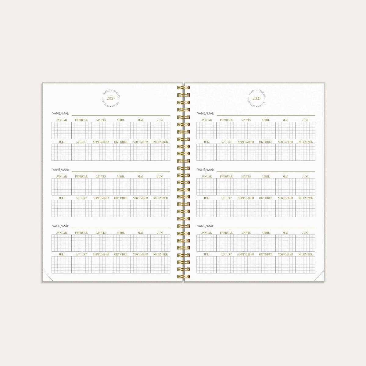 Life Planner Essentials A5 ugekalender 2027