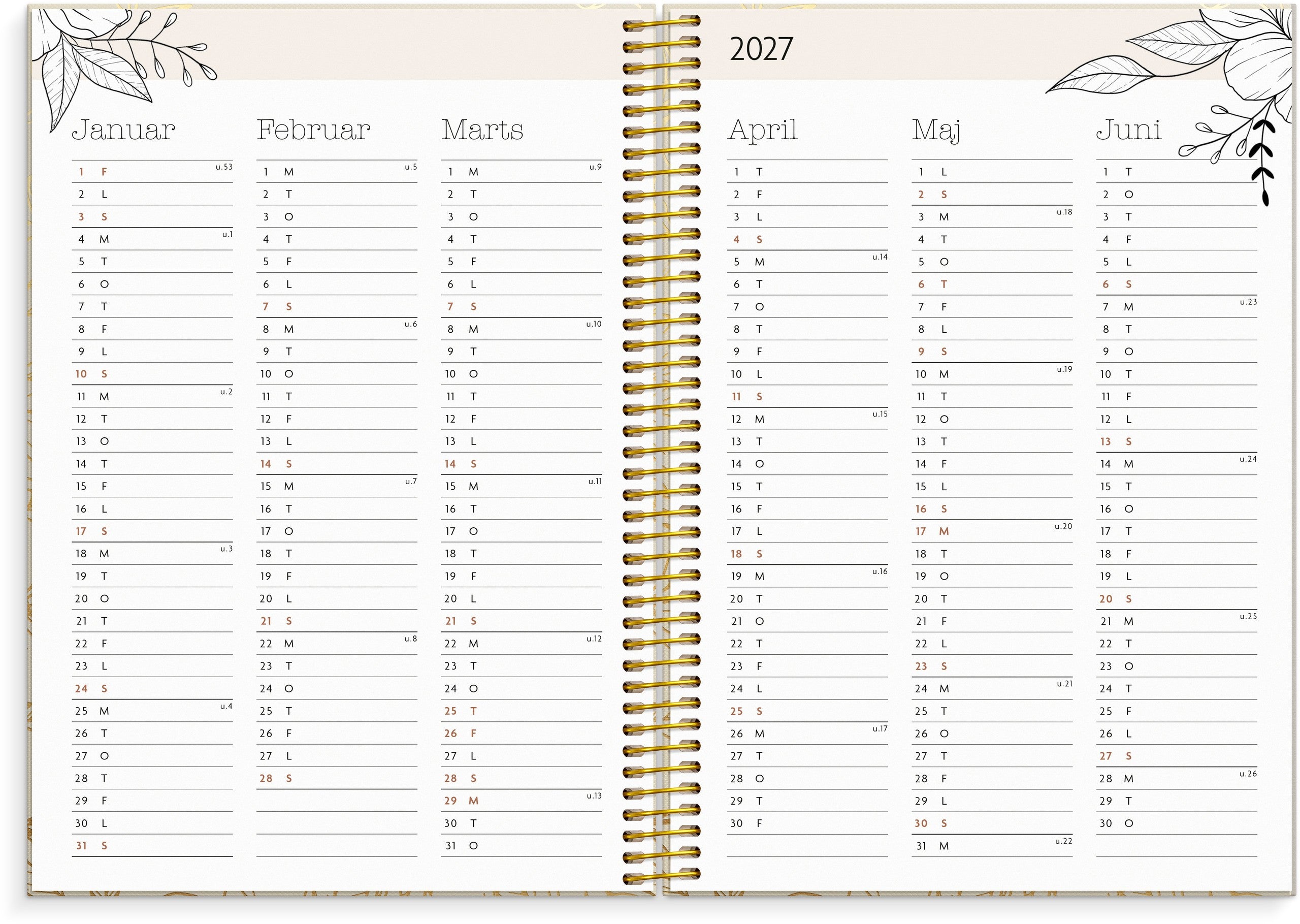 Life Planner Bloom 2027