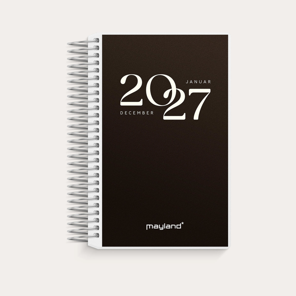 Mini dagkalender m/4 illu. PP-plast 2027