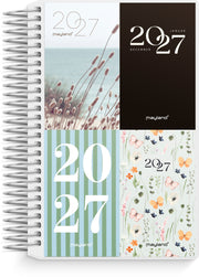 Mini dagkalender m/4 illu. PP-plast 2027