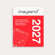 Broderikalender m/split og bagsidetekst 2027