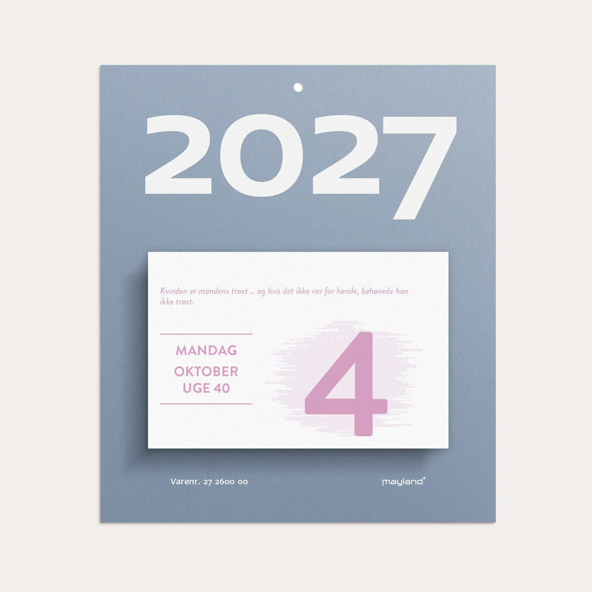 Afrivningskalender Humør 2027