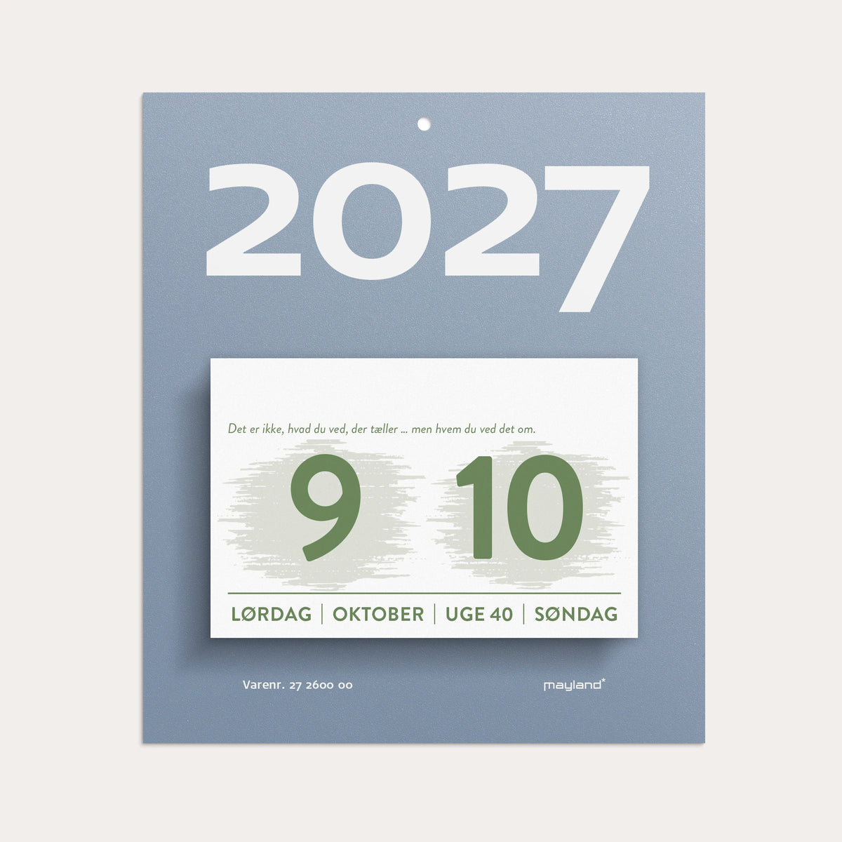 Afrivningskalender Humør 2027