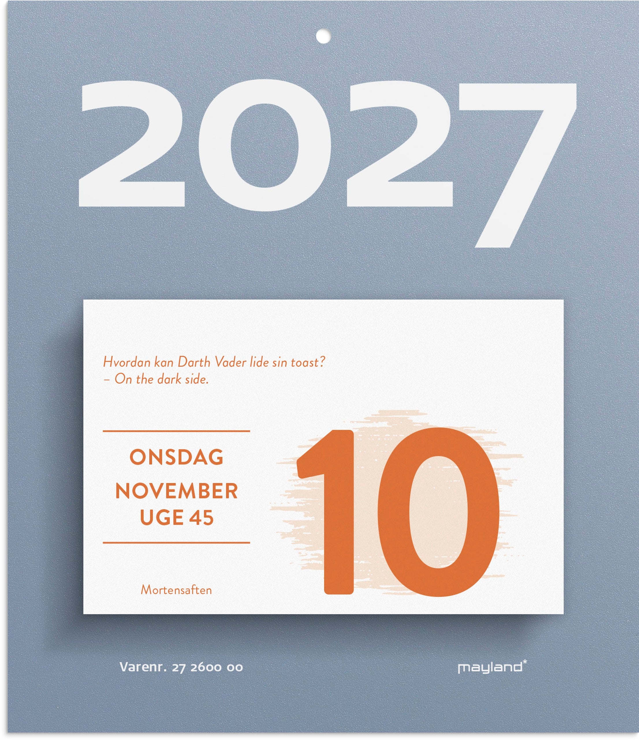 Afrivningskalender Humør 2027