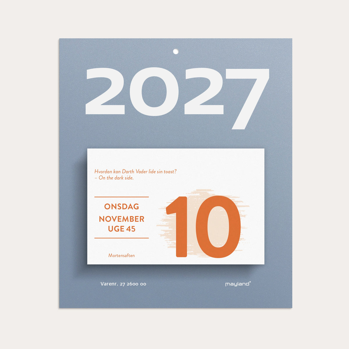 Afrivningskalender Humør 2027