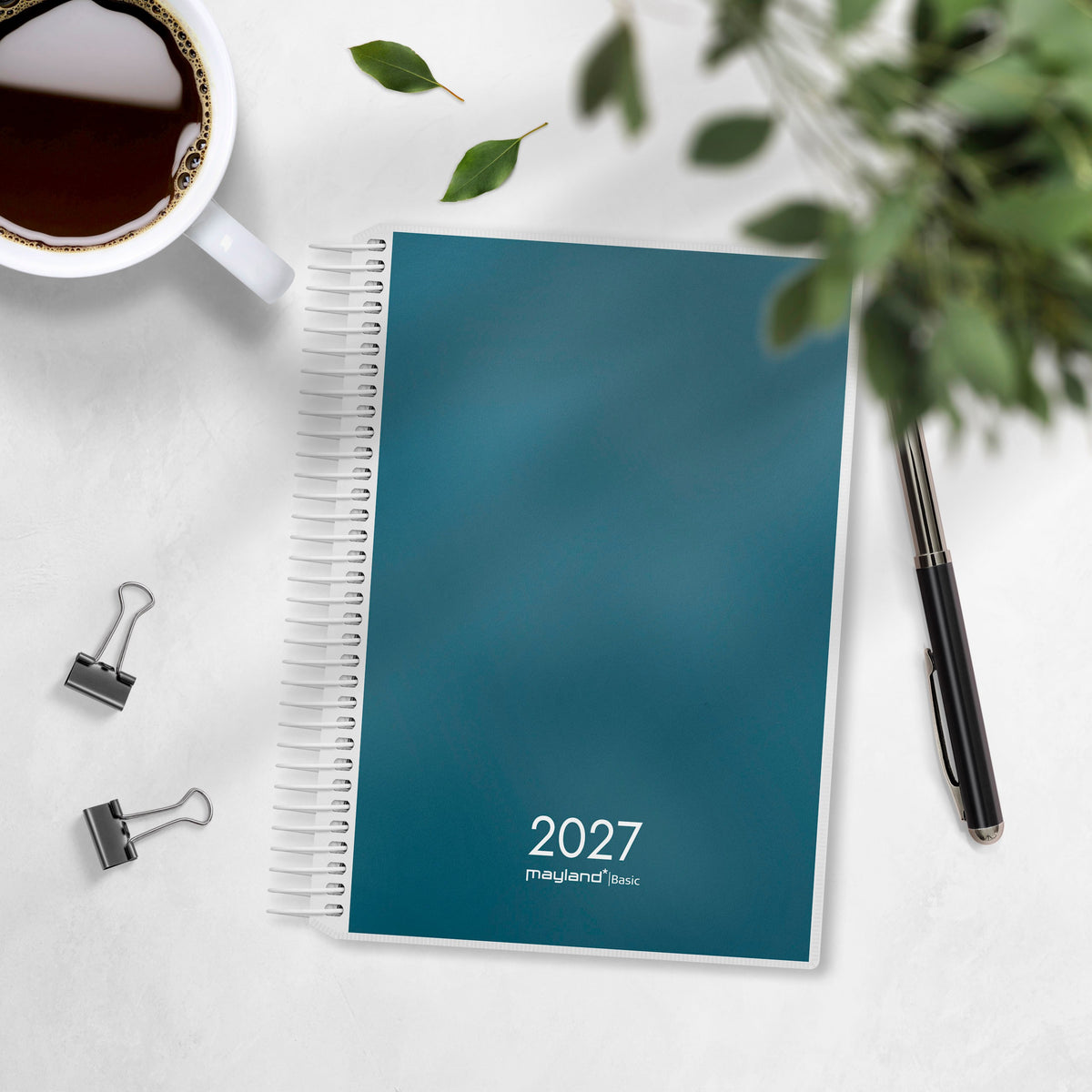 Basic dagkalender PP-plast 2027