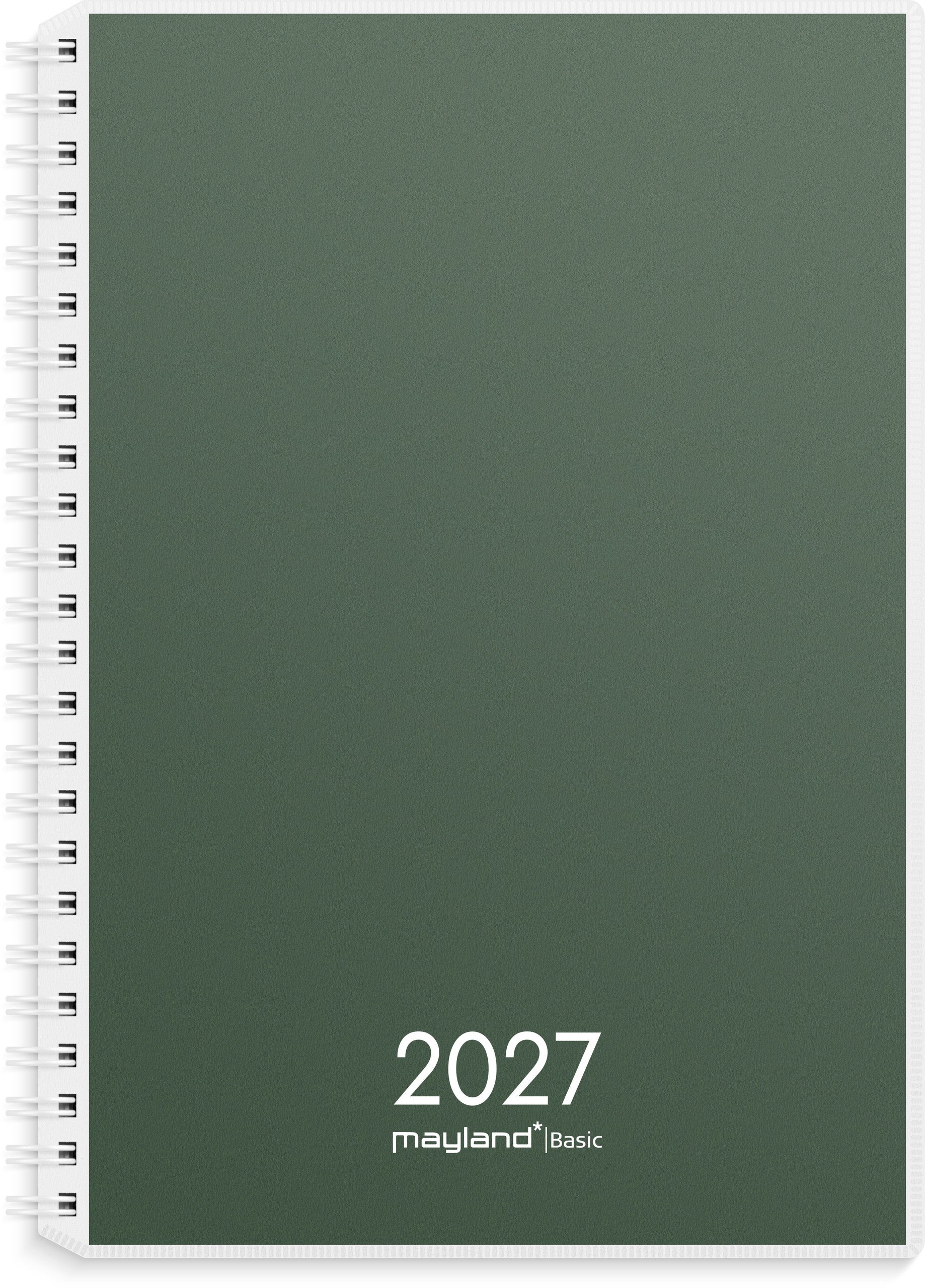 Basic ugekalender A5 PP-plast 2027