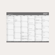 Basic kontorkalender m/whiteboard-funktion A2 2027