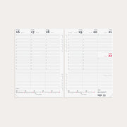 System A5 ugekalender højformat REFILL 2027