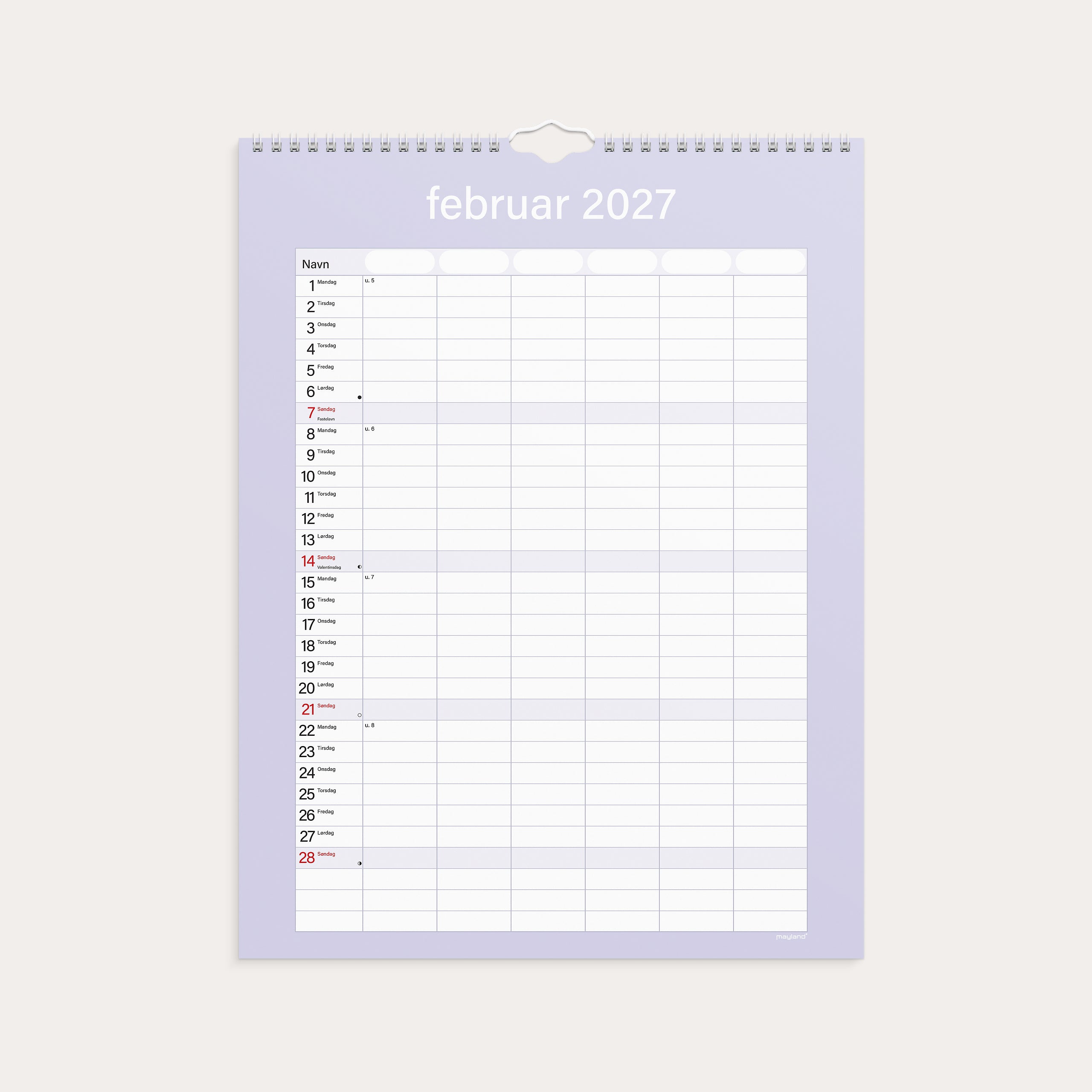 Studie Familiekalender Simply 2026/2027