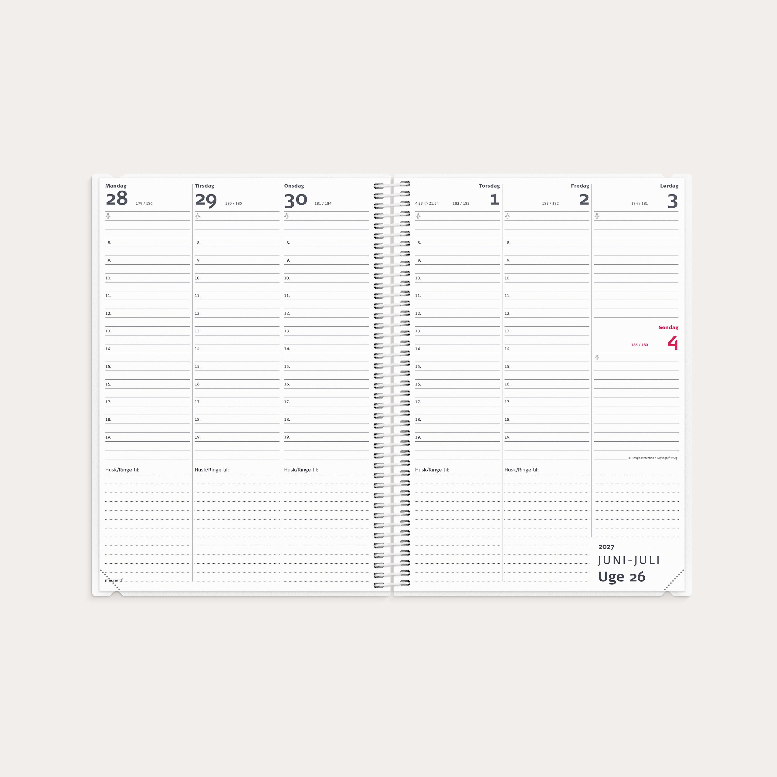 Studie Lærerkalender A5 2i1 2026/2027