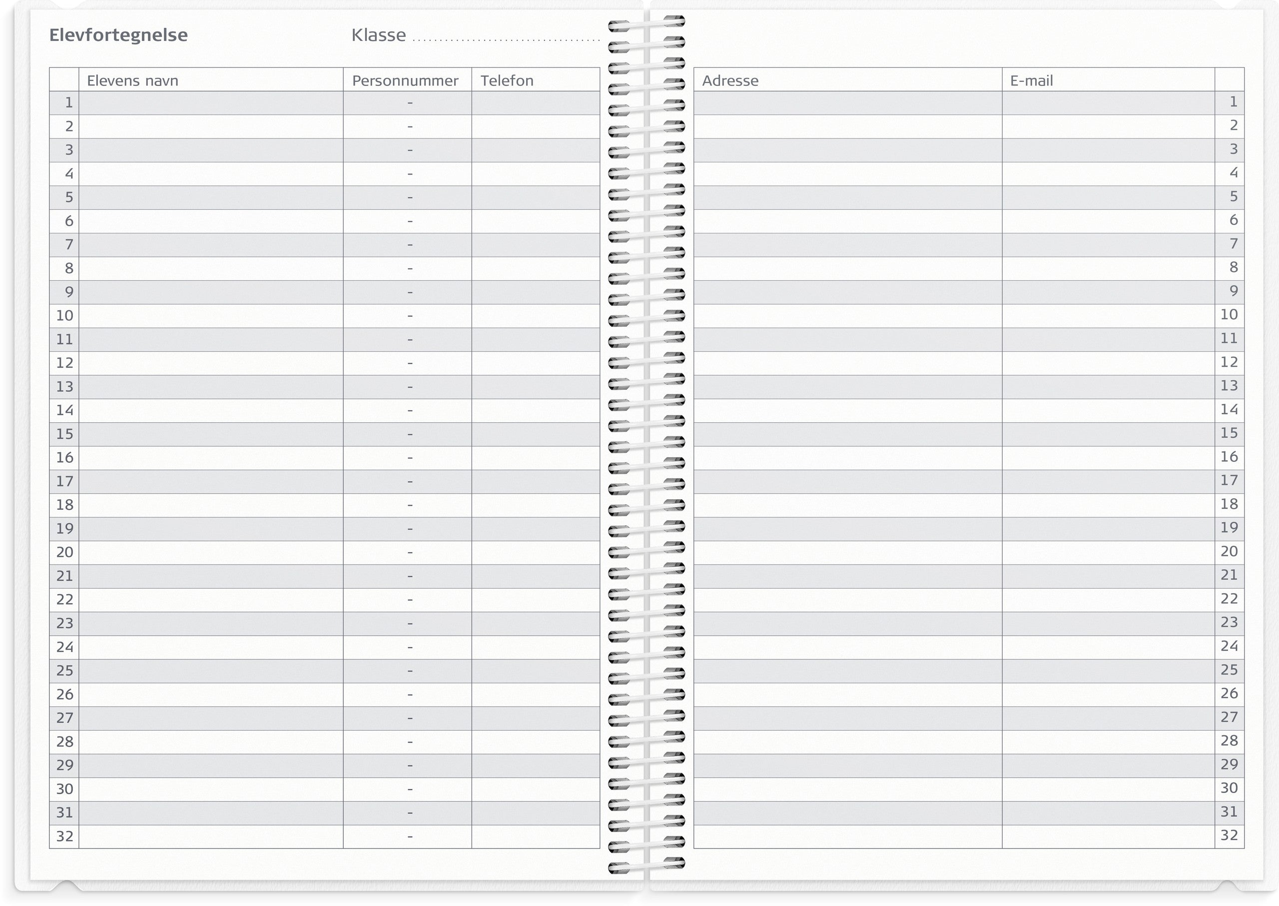 Studie Lærerkalender A5 2i1 2026/2027