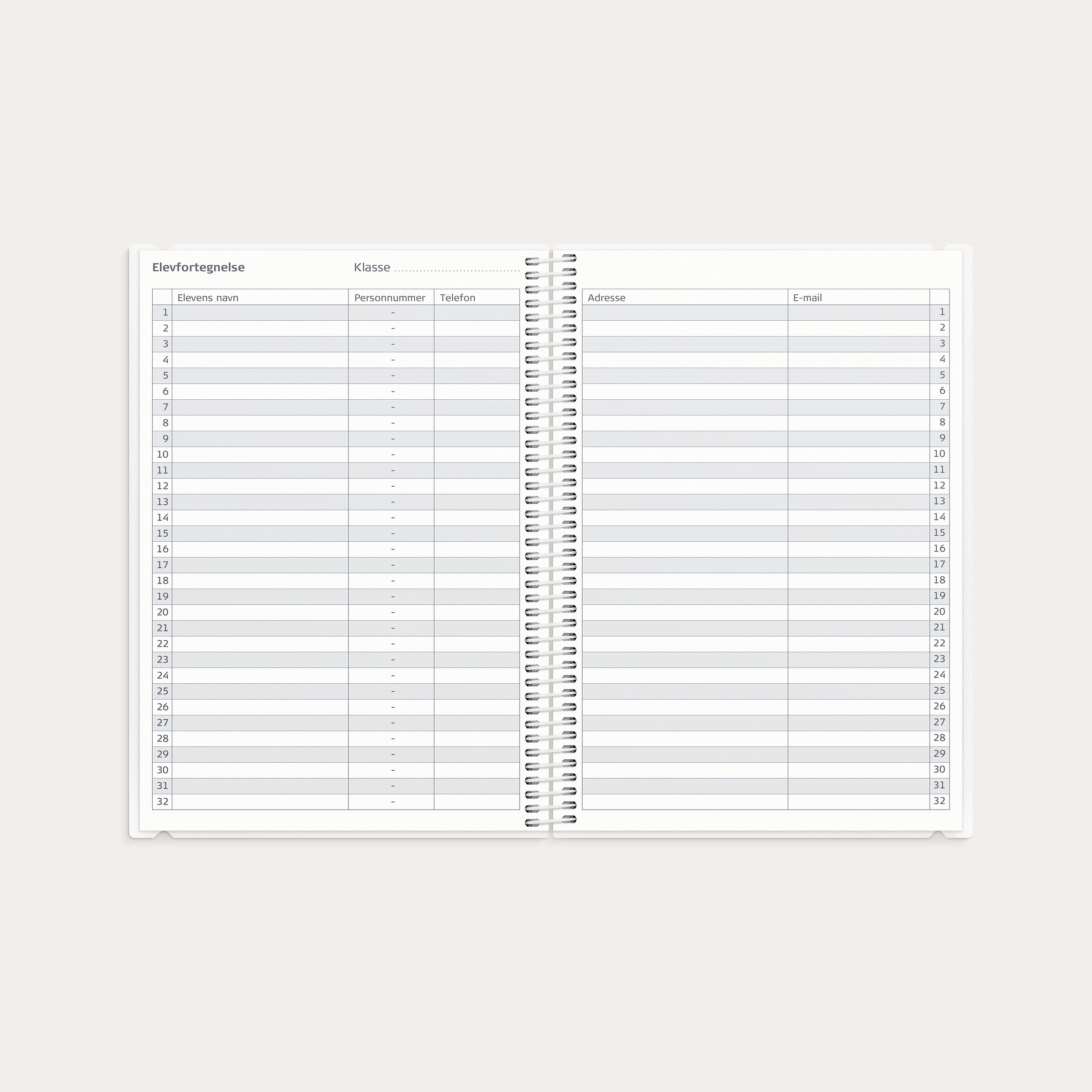 Studie Lærerkalender A5 2i1 2026/2027