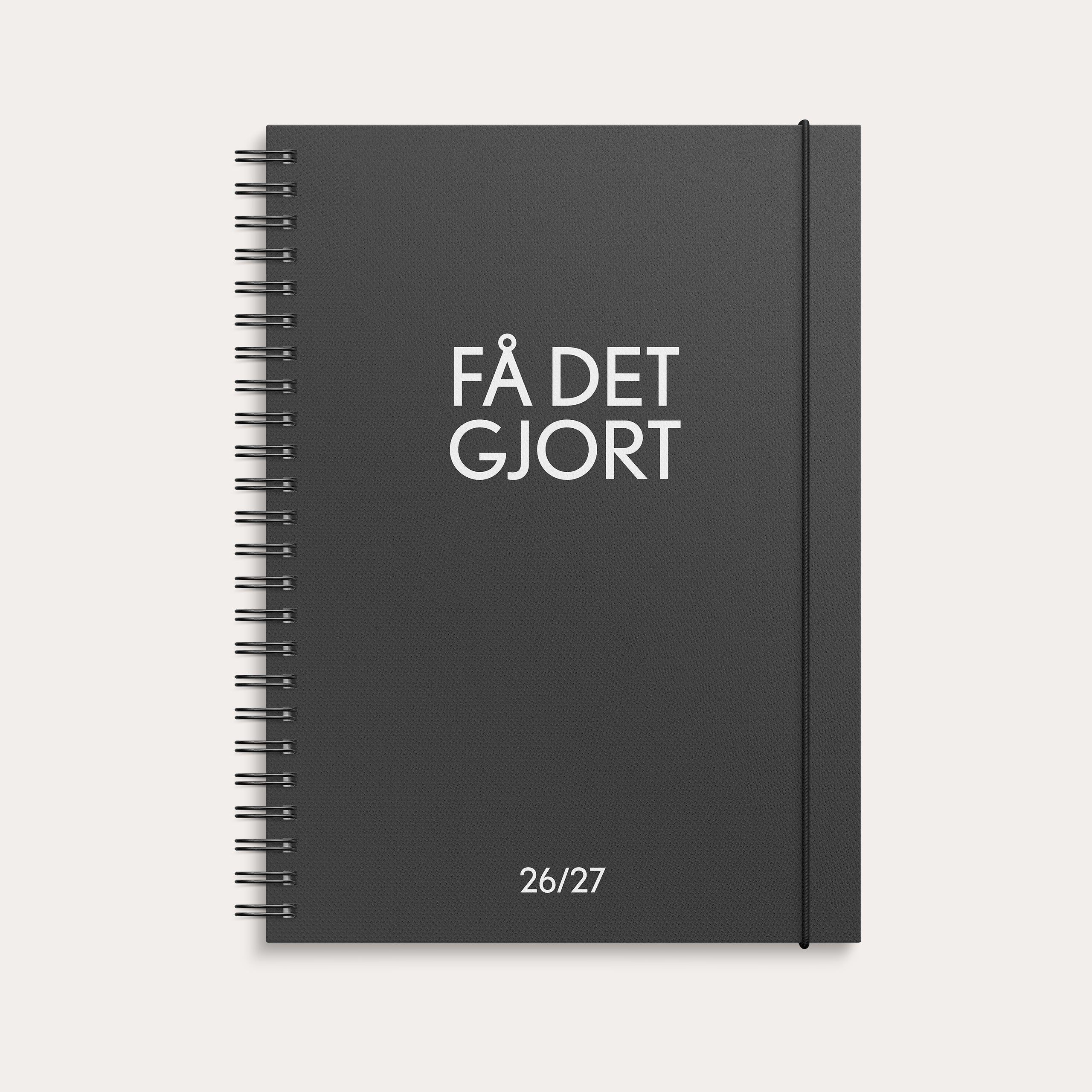 Studie Få det gjort A5 ugekalender 2026/2027