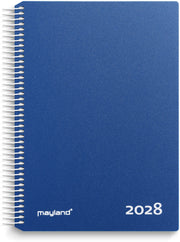 Timekalender blå PP-plast 2028