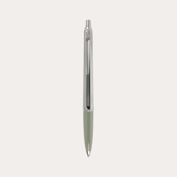Ballpoint pen Epoca Chrome olive green