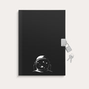 Diary with lock black