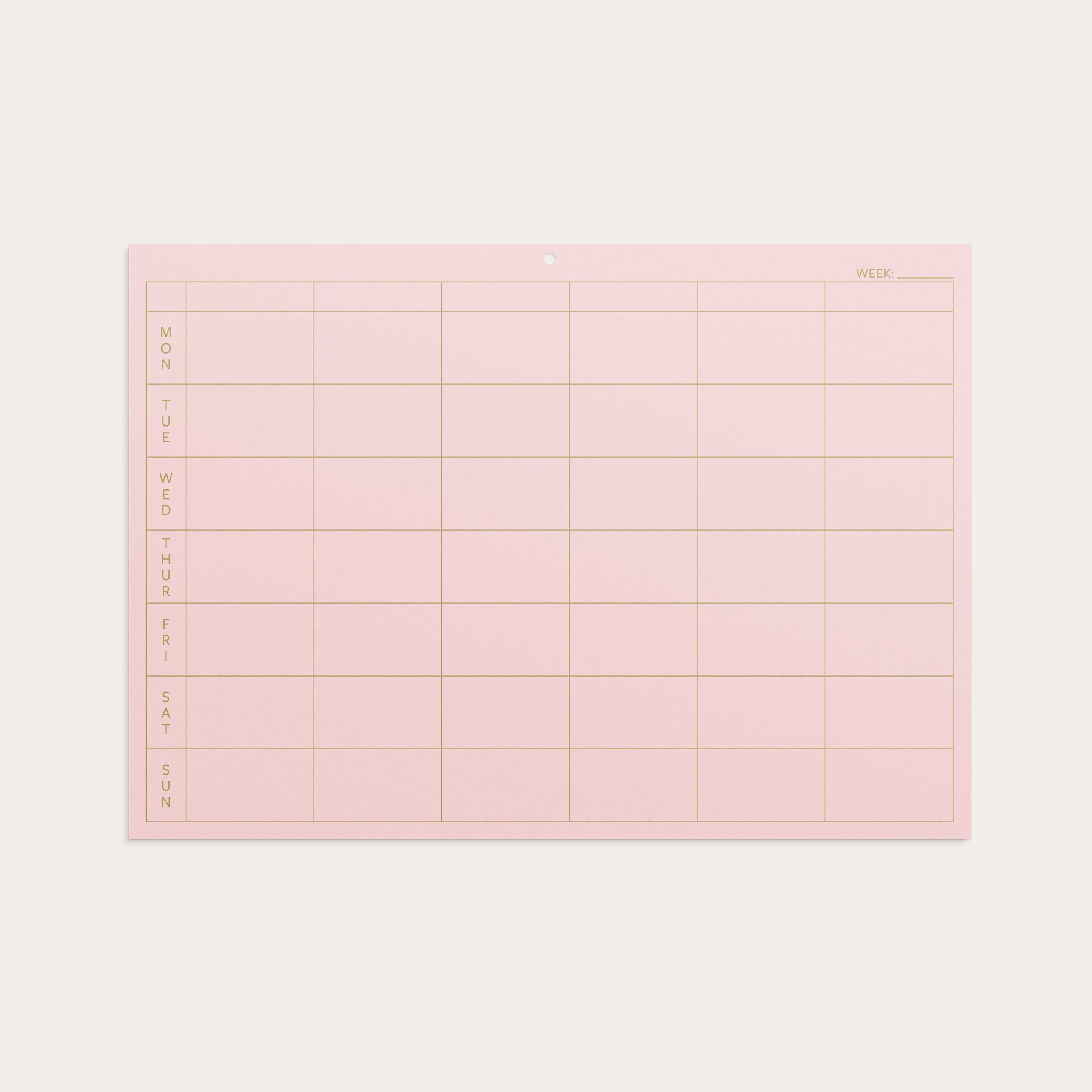 Weekly planner Color A4