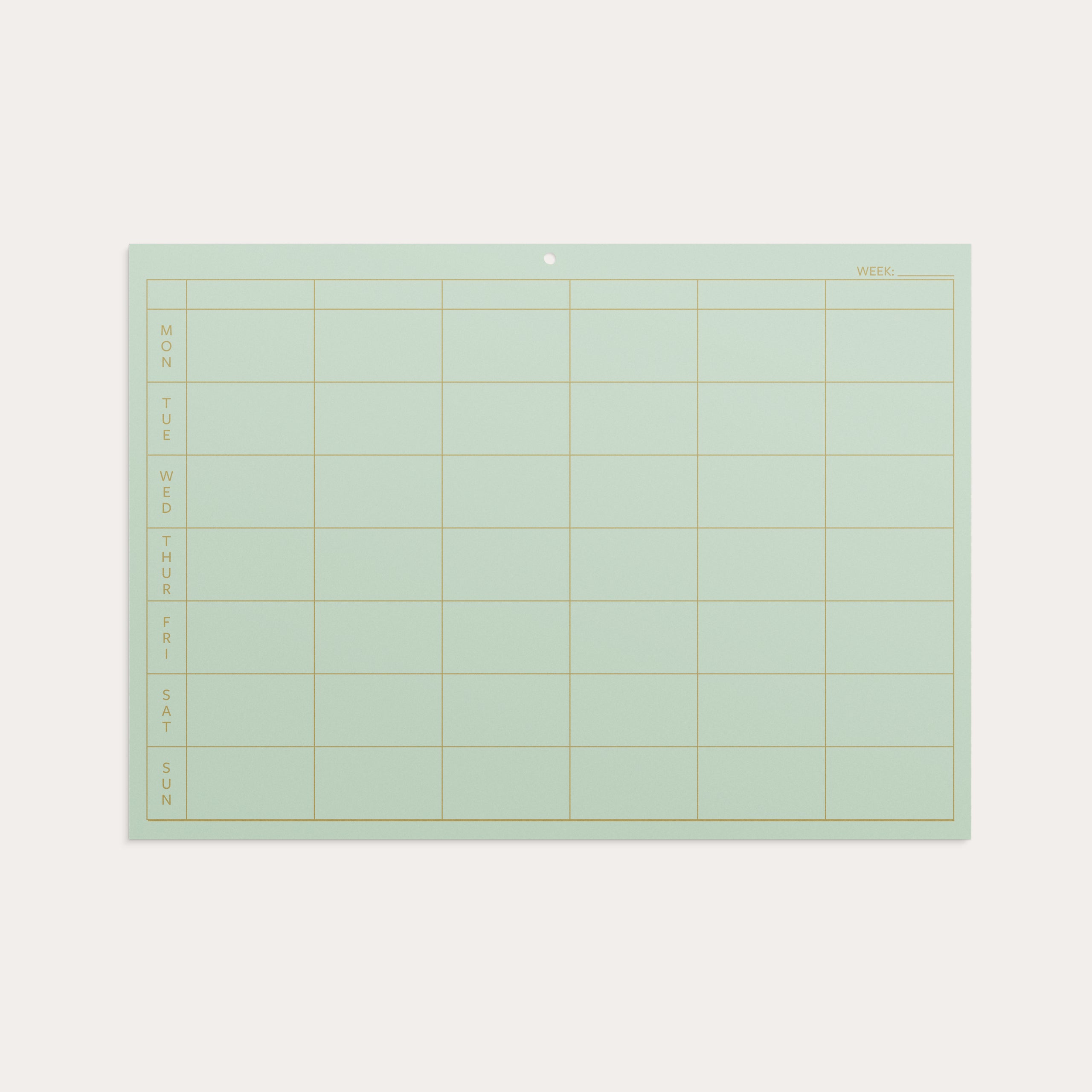 Weekly planner Color A4