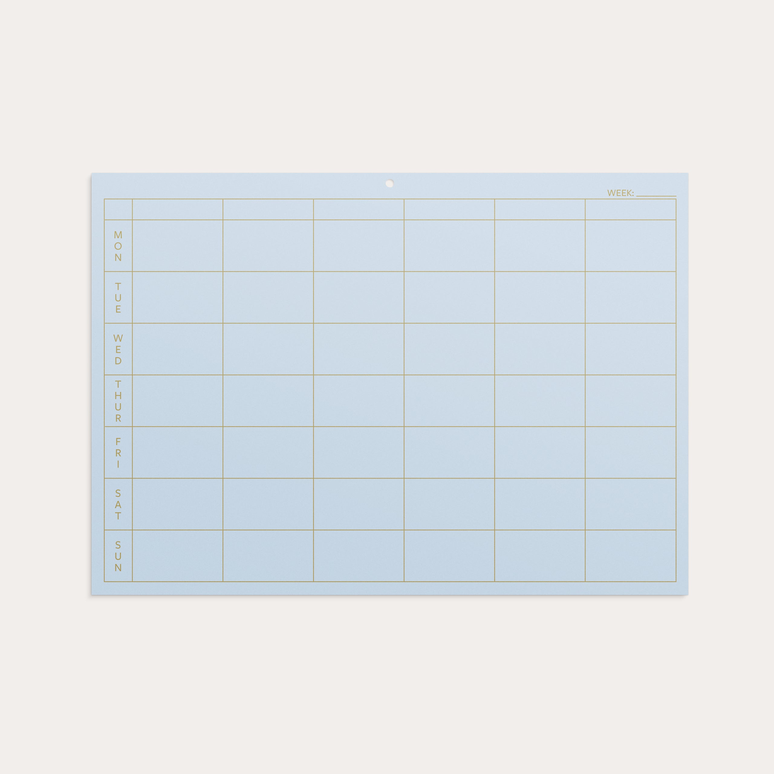 Weekly planner Color A4