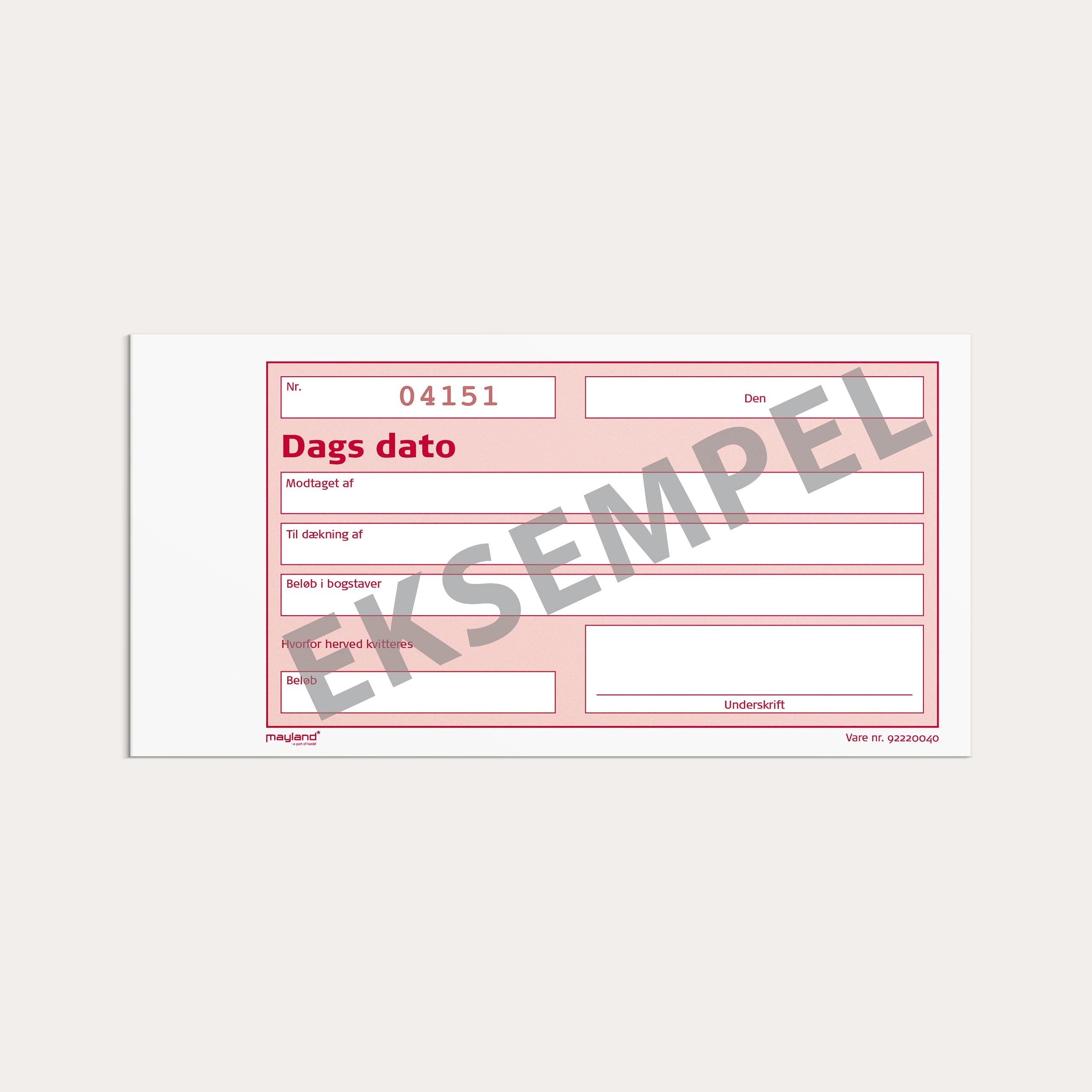 Dags Dato lille 2 x 50 sider m. kopi