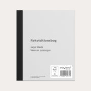 Rekvisitionsbog 2 x 50 sider m. kopi