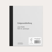Følgeseddelbog 3 x 50 sider m. kopi