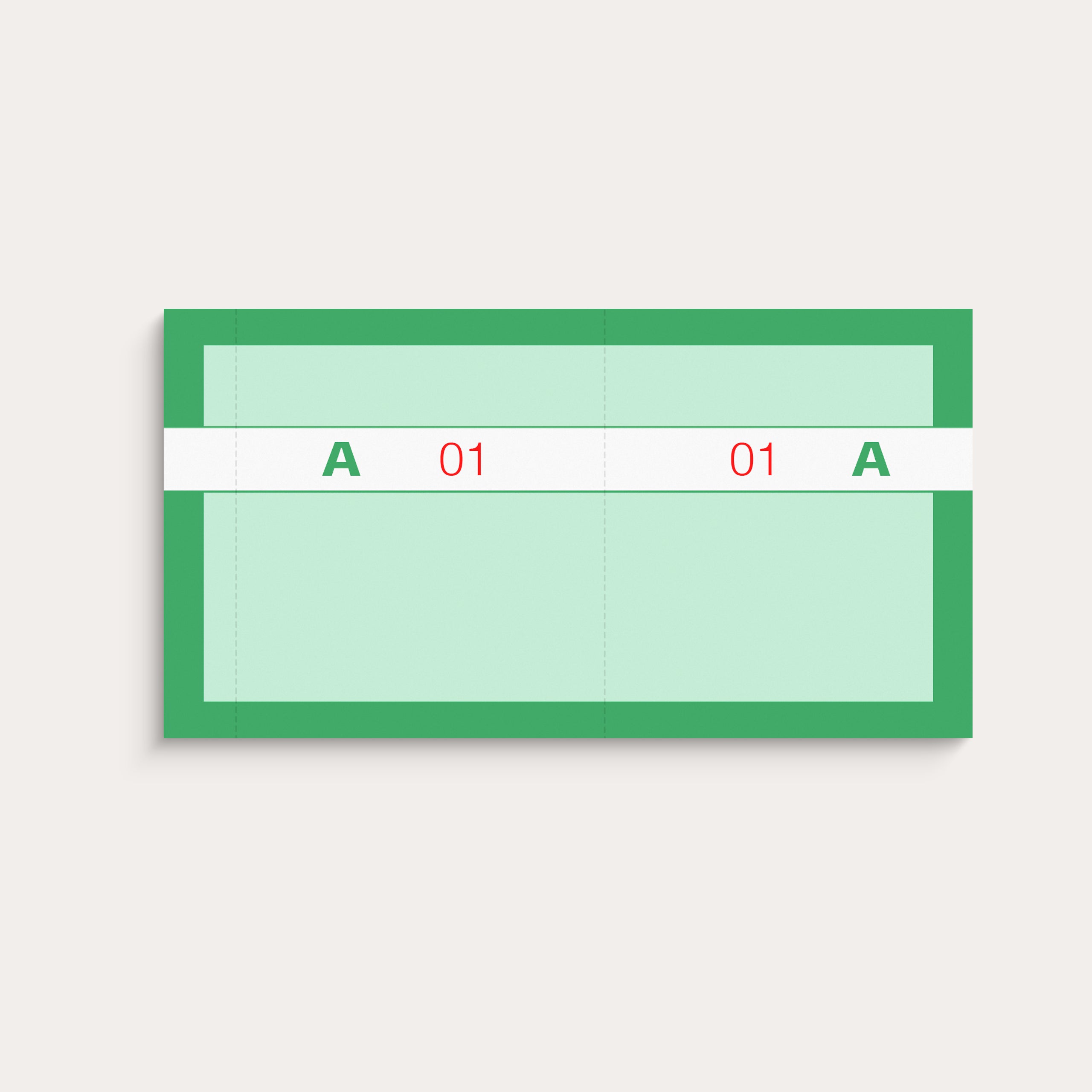 Kuponbøger 10 stk. 5 ass. farver