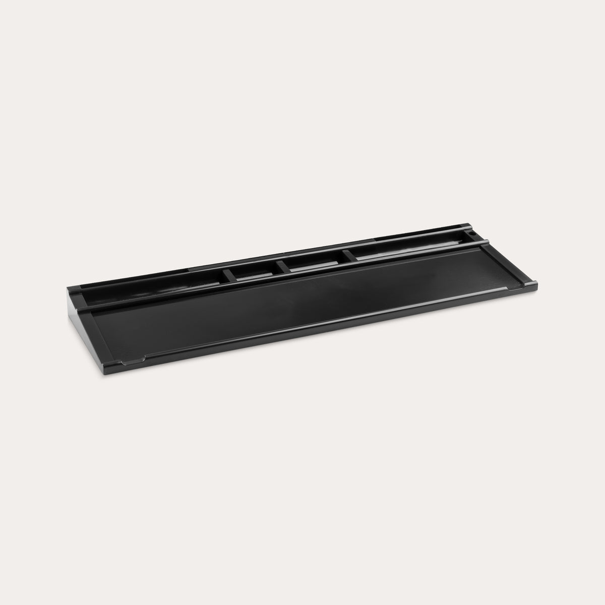 Stort kalenderstativ sort plast